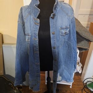 Est. 1946. Size 22/24w Used Denim Button-Up Women's Jacket